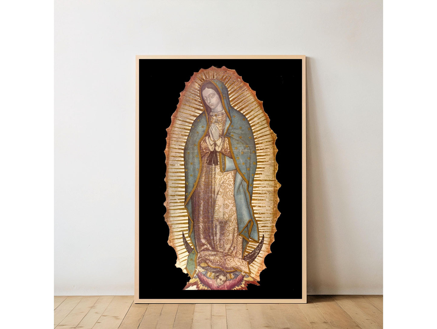 Our Lady of Guadalupe Print: Catholic Home Decor, Christian Wall Art ⬇️ Digital Download