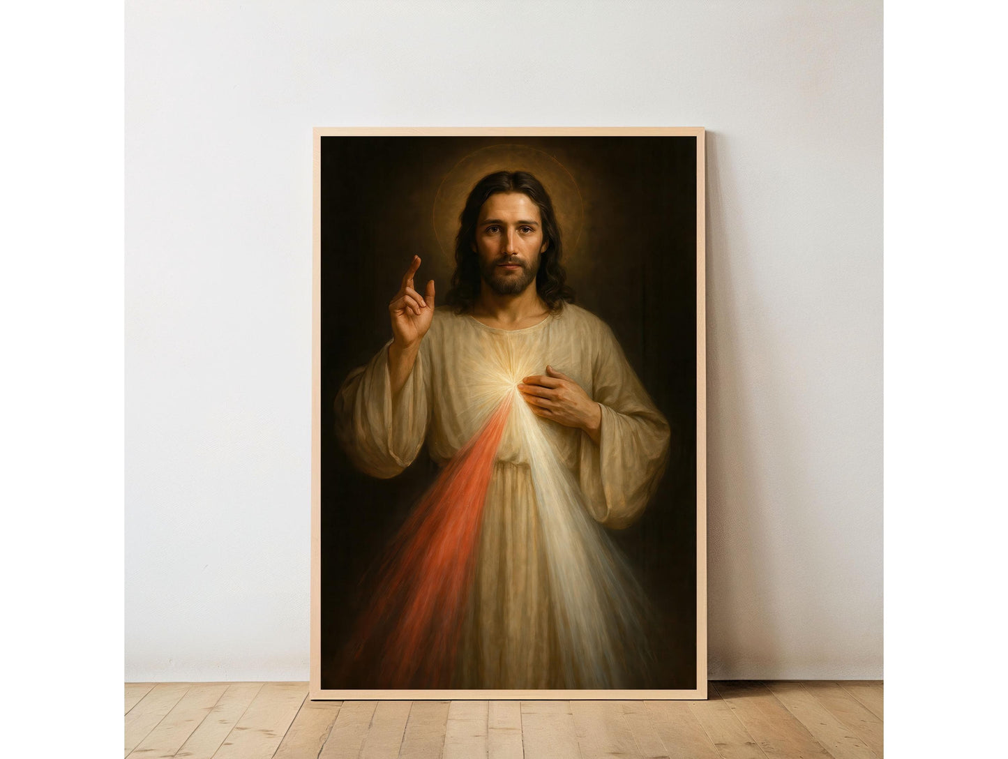 Divine Mercy Jesus Print: Catholic Home Decor, Christian Wall Art ⬇️ Digital Download