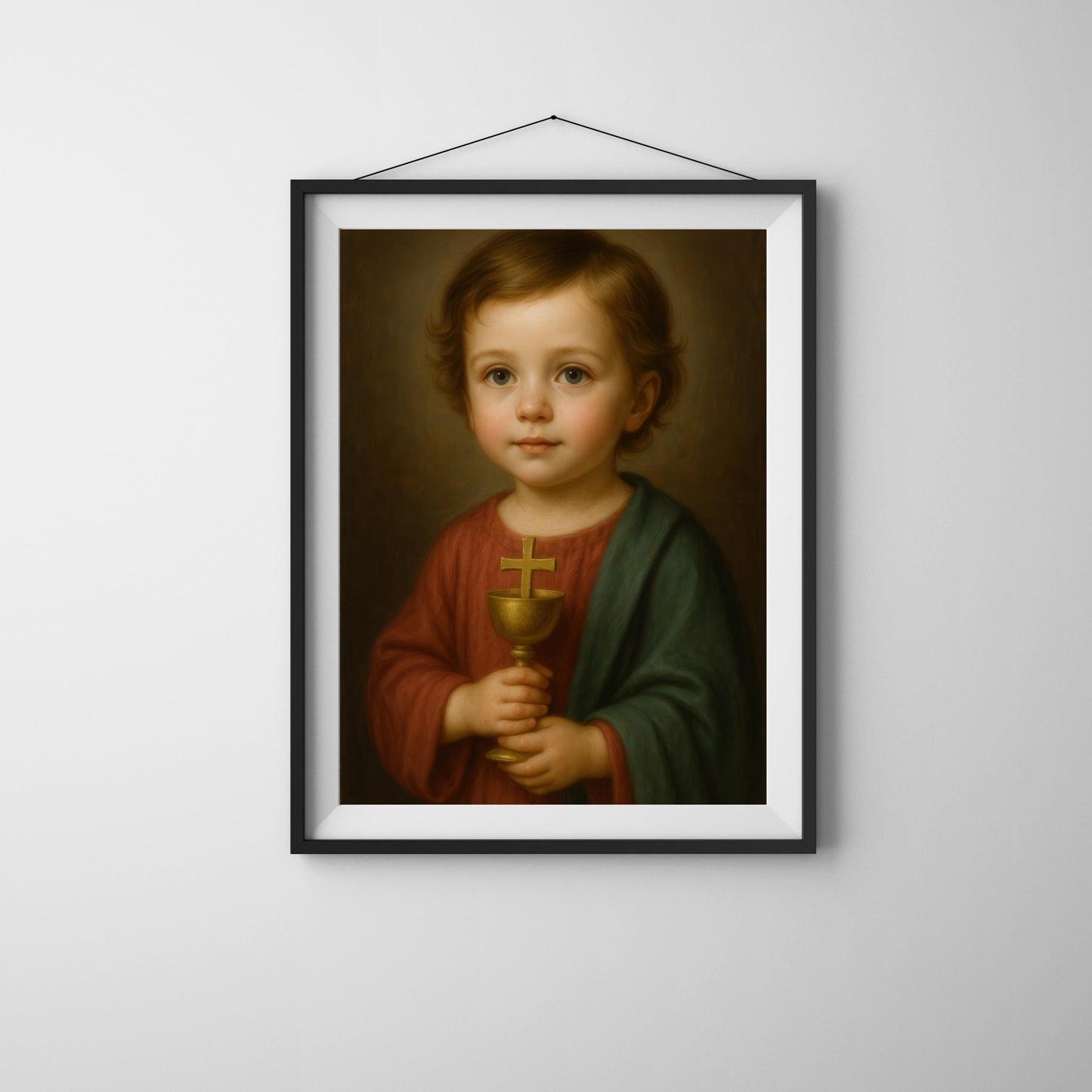 Saint John Print: Baby Saint John the Apostle Catholic Nursery Decor, Baptism Gift, Faith Family Home Decor ⬇️ Digital Download