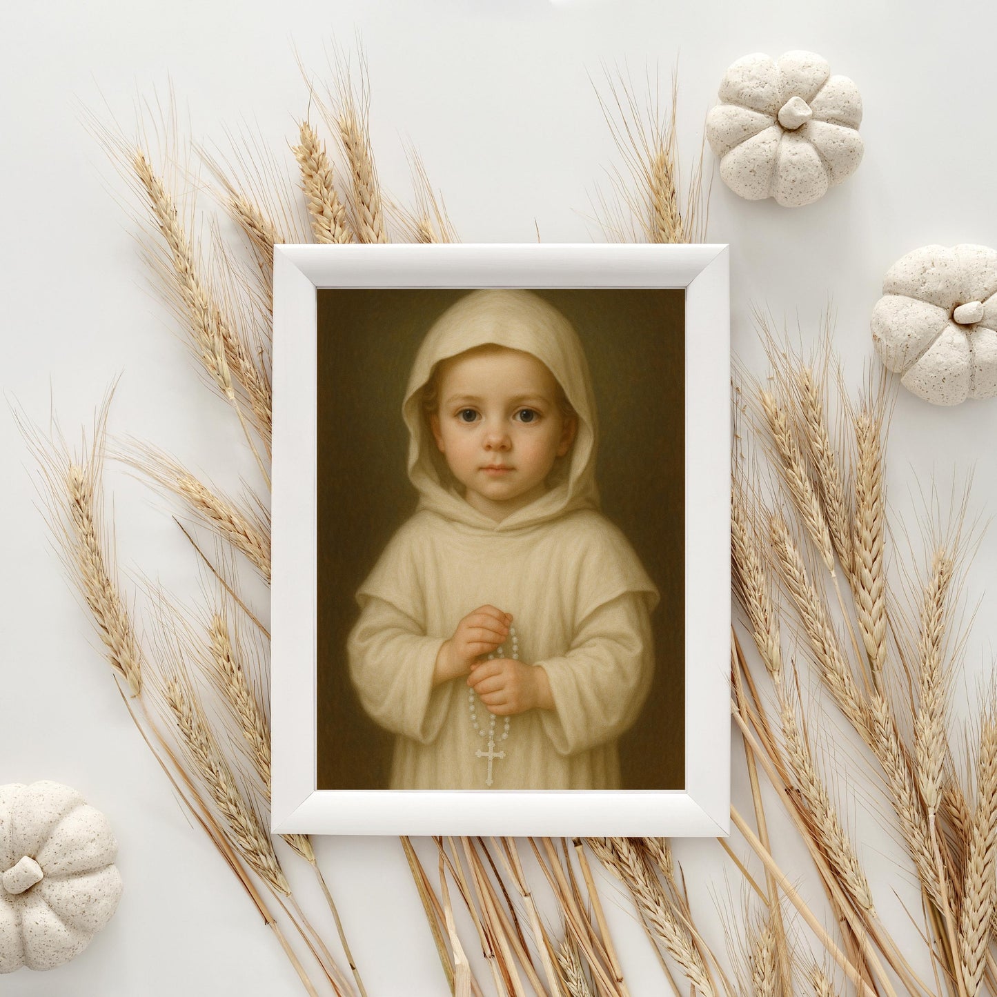 Saint Bruno Art Print: Baby Saint Catholic Nursery Decor, Baptism, Confirmation Gift, Home Decor ⬇️ Digital Download