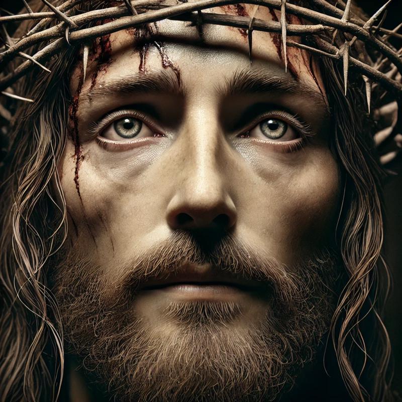 Christ Crown of Thorns Art: Religious Easter Gift Christian Wall Art ⬇️ Digital Download