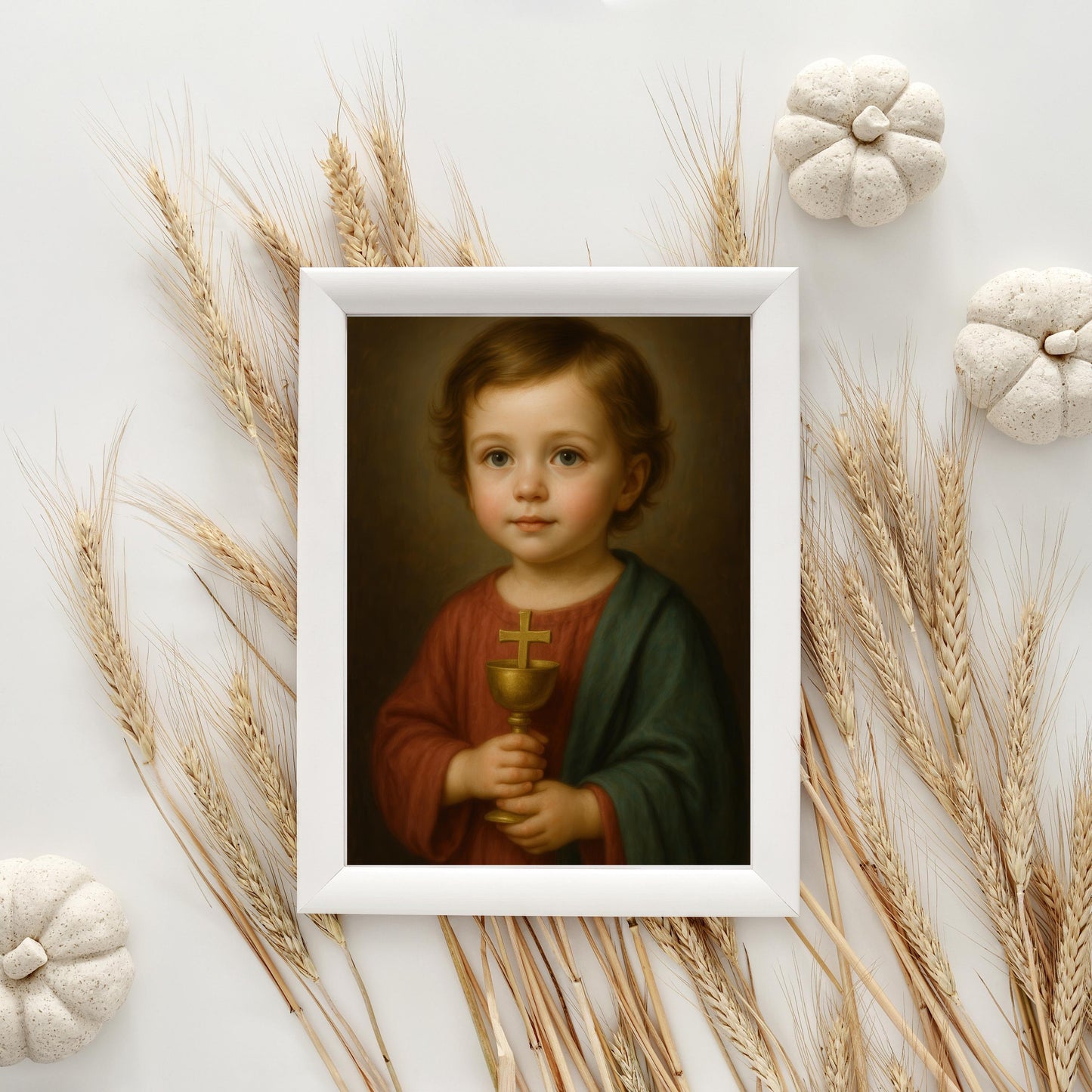 Saint John Print: Baby Saint John the Apostle Catholic Nursery Decor, Baptism Gift, Faith Family Home Decor ⬇️ Digital Download