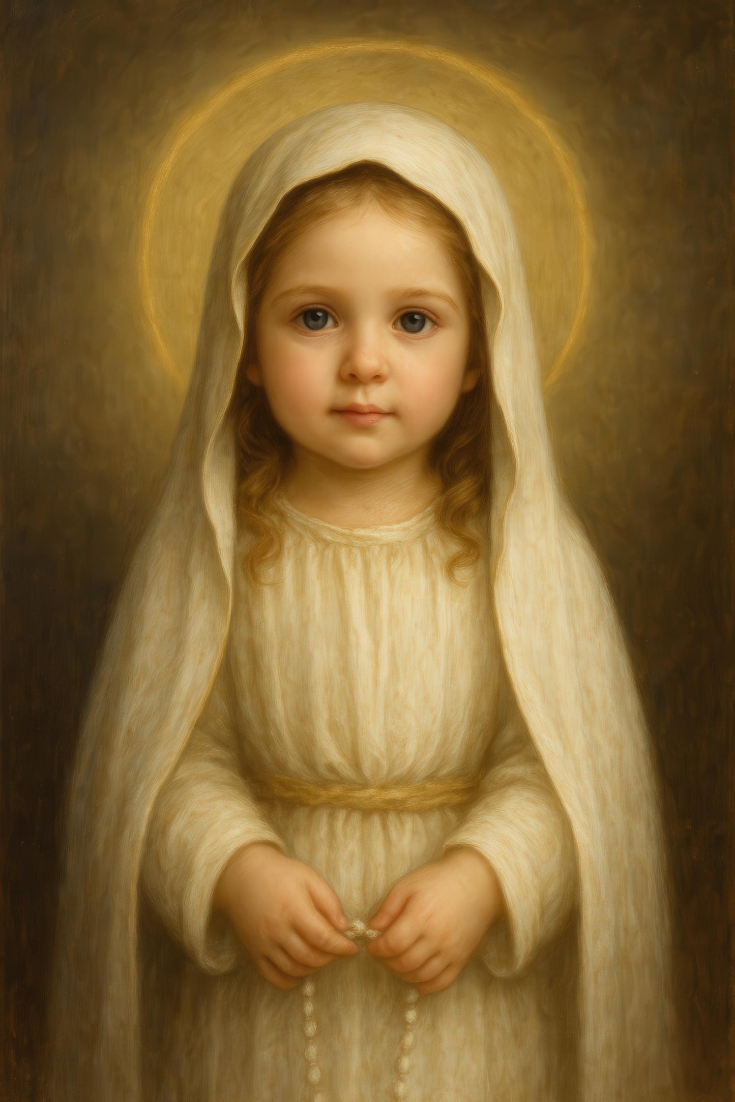 Saint Faustina Art Print: Baby Saint Faustina Catholic Nursery Decor, Divine Mercy, Baptism, Baby Shower Gift ⬇️ Digital Download