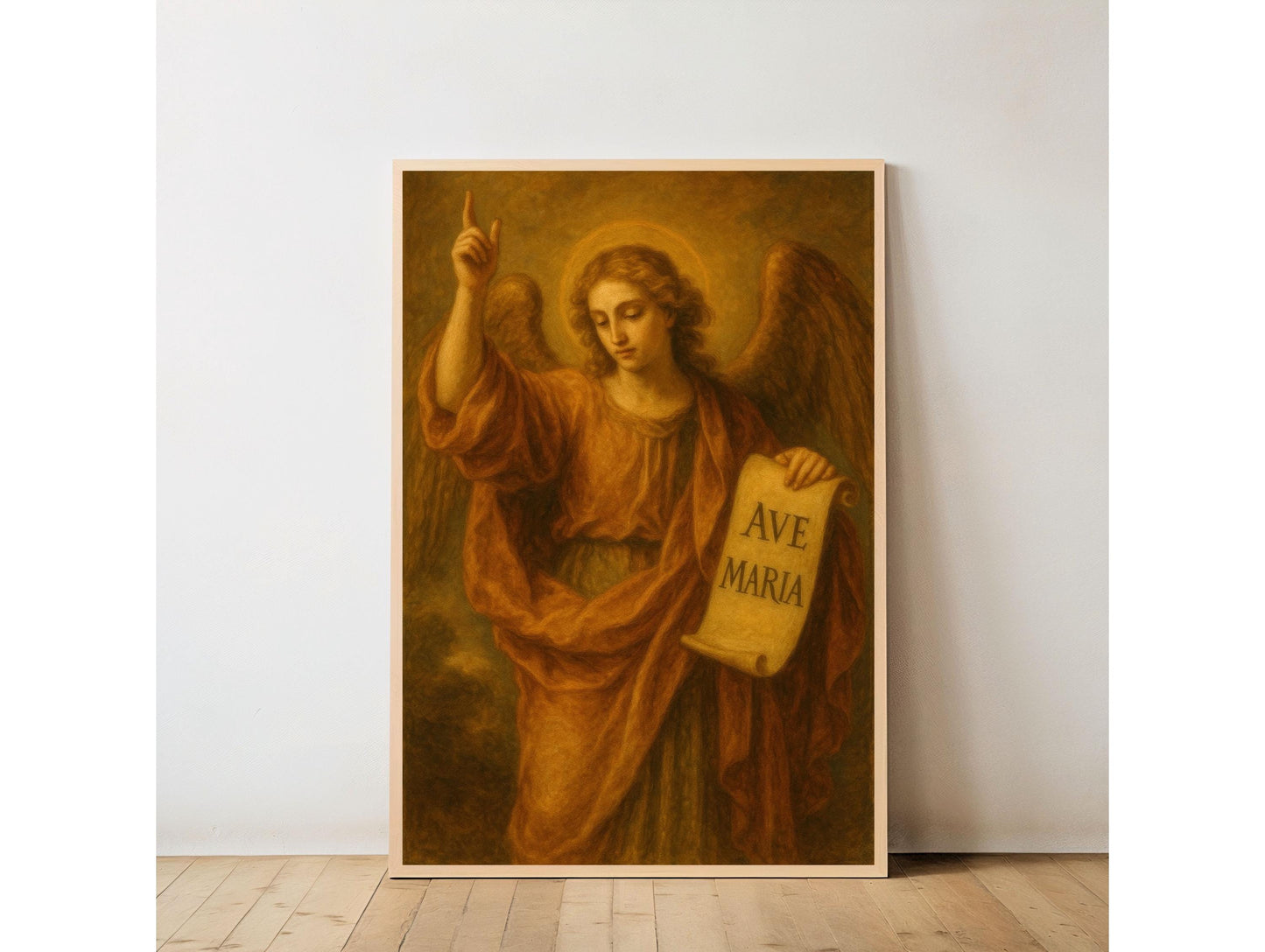 Archangel Gabriel Print: Religious Angelic Christian Wall Art ⬇️ Digital Download