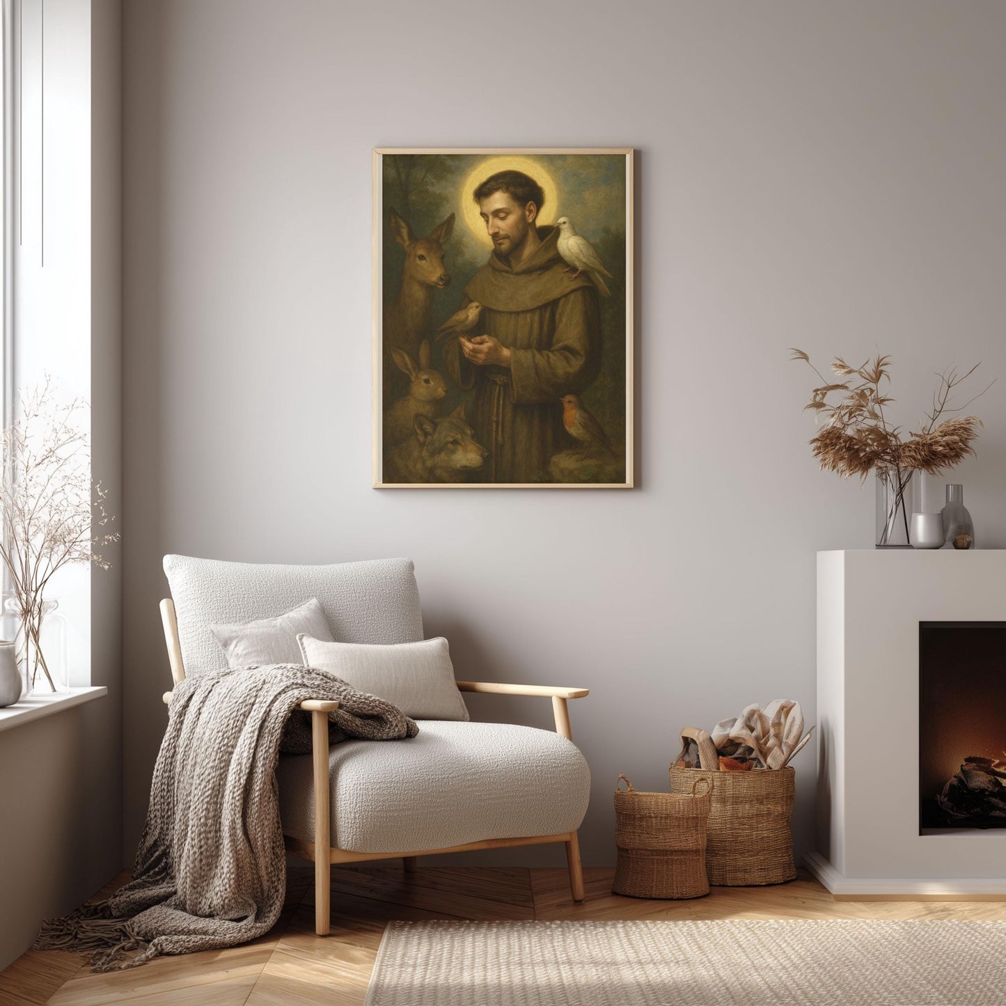 Catholic Saints Angels Portraits: Classical Devotional Art Collection ⬇️ Digital Download