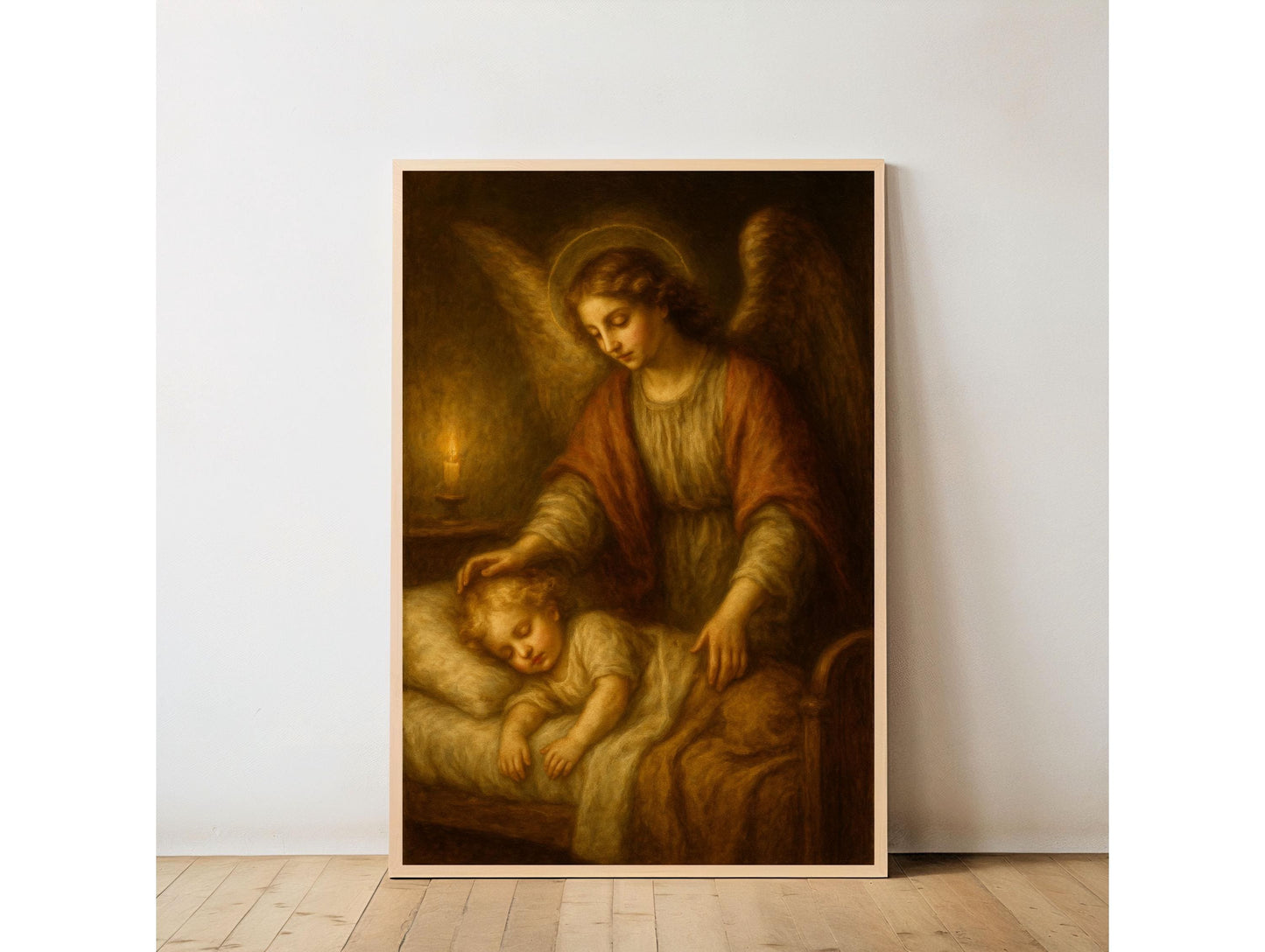 Guardian Angel Art Print: Catholic Child Protection (Digital Download)