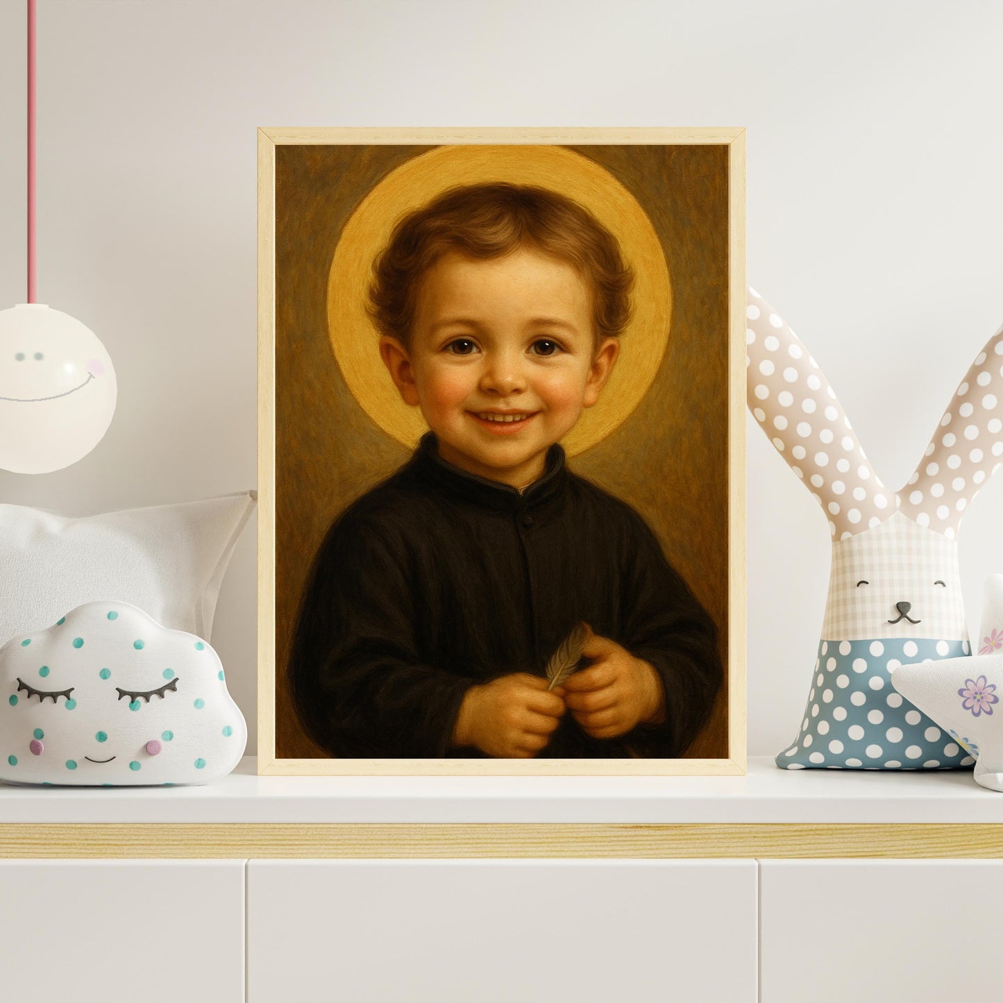 Philip Neri Art Print: Baby Saint Philip Neri Catholic Nursery Decor, Baptism, Baby Shower Faith Gift (Digital Download