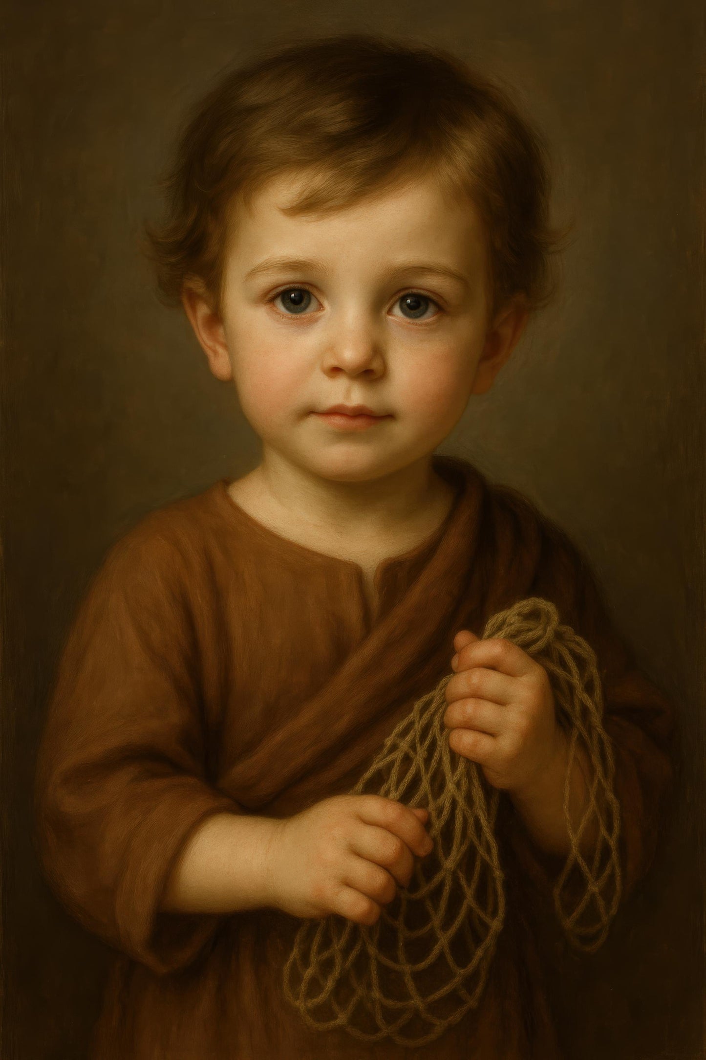 Baby Saint Peter Art: Catholic Nursery Decor, Fisherman Apostle ⬇️ Digital Download