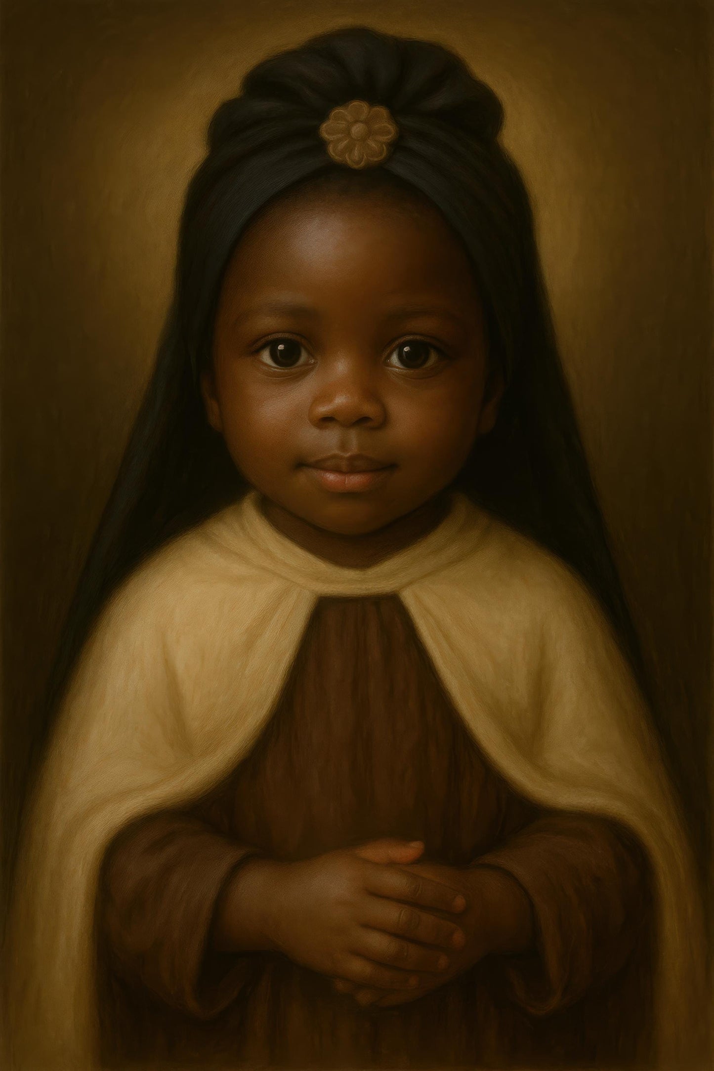 Saint Bakhita Art Print: Baby Saint Josephine Bakhita Catholic Nursery Decor, Baptism, Baby Shower Gift ⬇️ Digital Download
