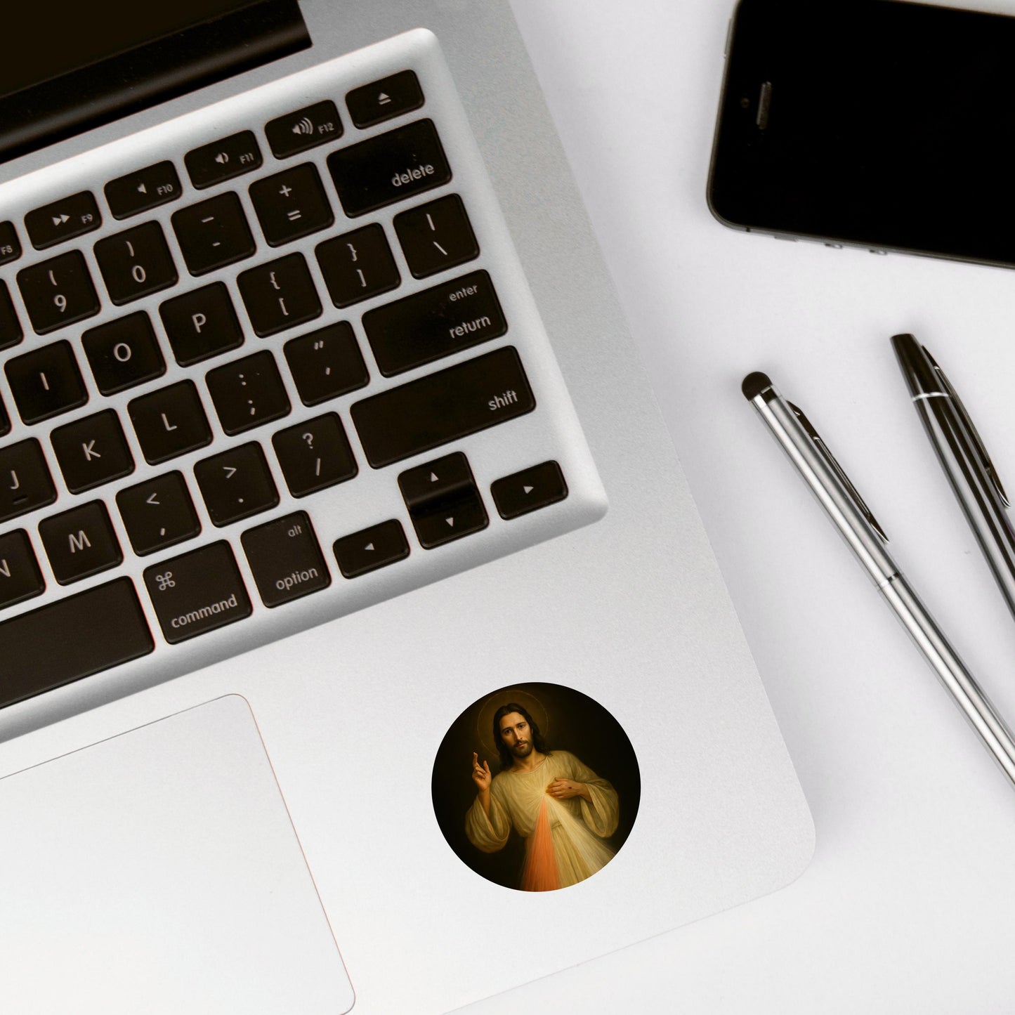Divine Mercy of Jesus Sticker: Religious Catholic Decal