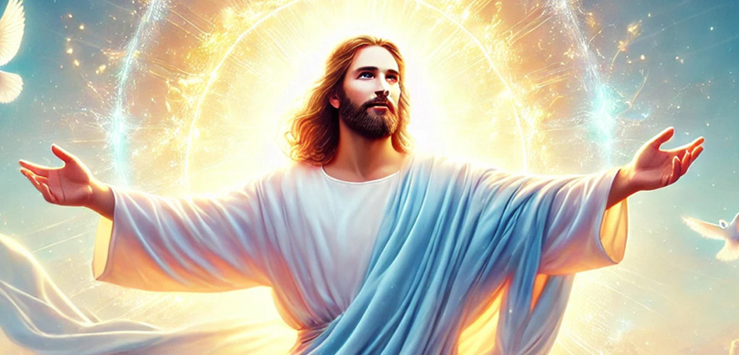 Risen Jesus Art: Christian Easter Wall Decor ⬇️ Digital Download