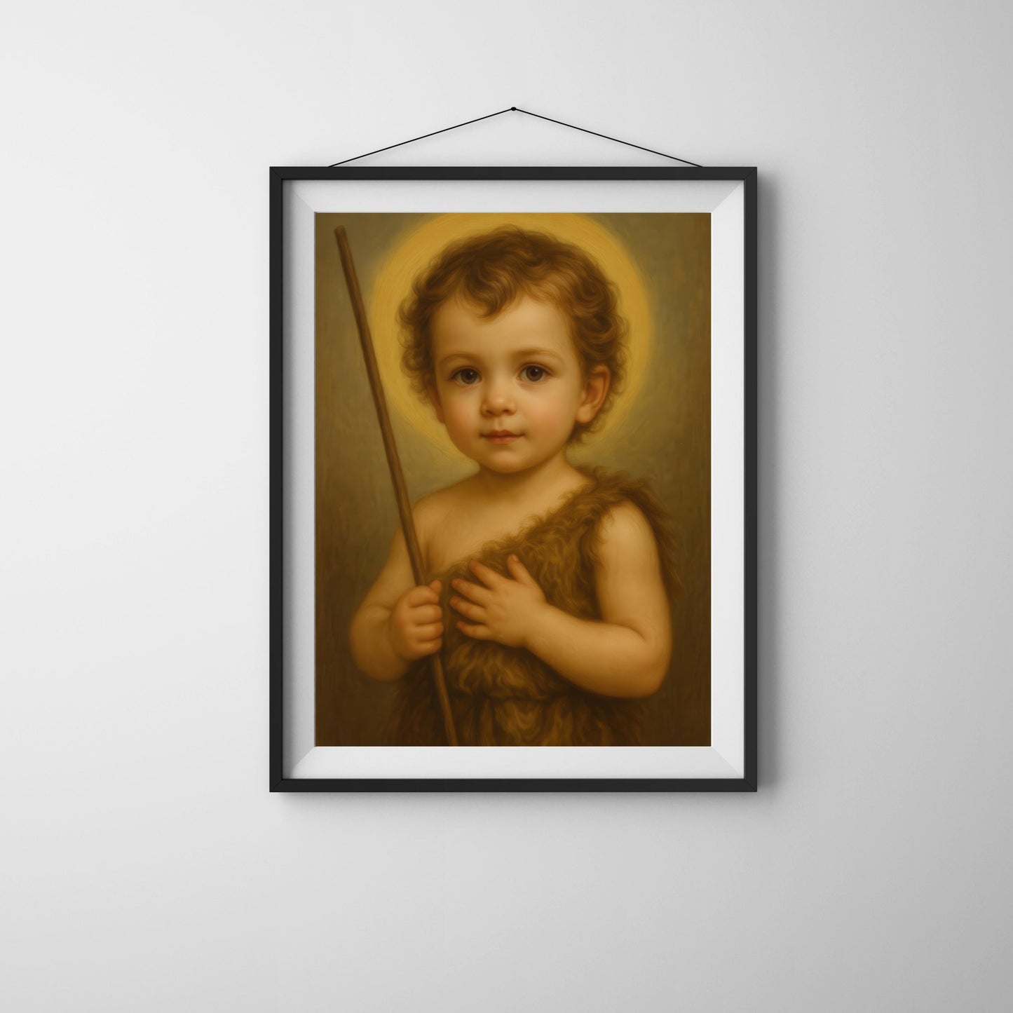 Impression Jean le Baptiste | Saint bébé | Décoration de chambre de bébé catholique | Cadeau de foi (Téléchargement numérique)