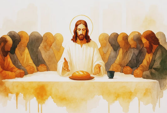 The Last Supper Satin Poster, Artistic Wall Decor, Christian Art Print, Religious Home Decor, Gift for Church Events, Faith-Based Gift